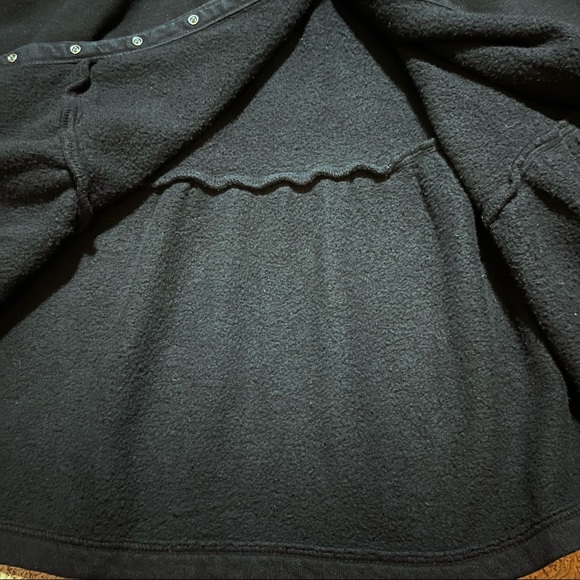 Hard Tail Forever Tiered Bamboo Cotton Jacket in Black Sz M - Picture 13 of 16